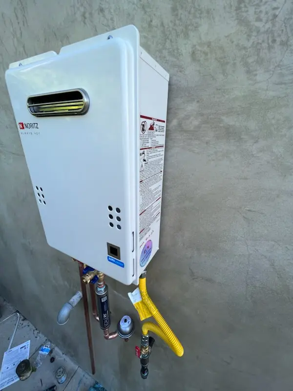 Tankless water heater installation for Yankee Lake homes