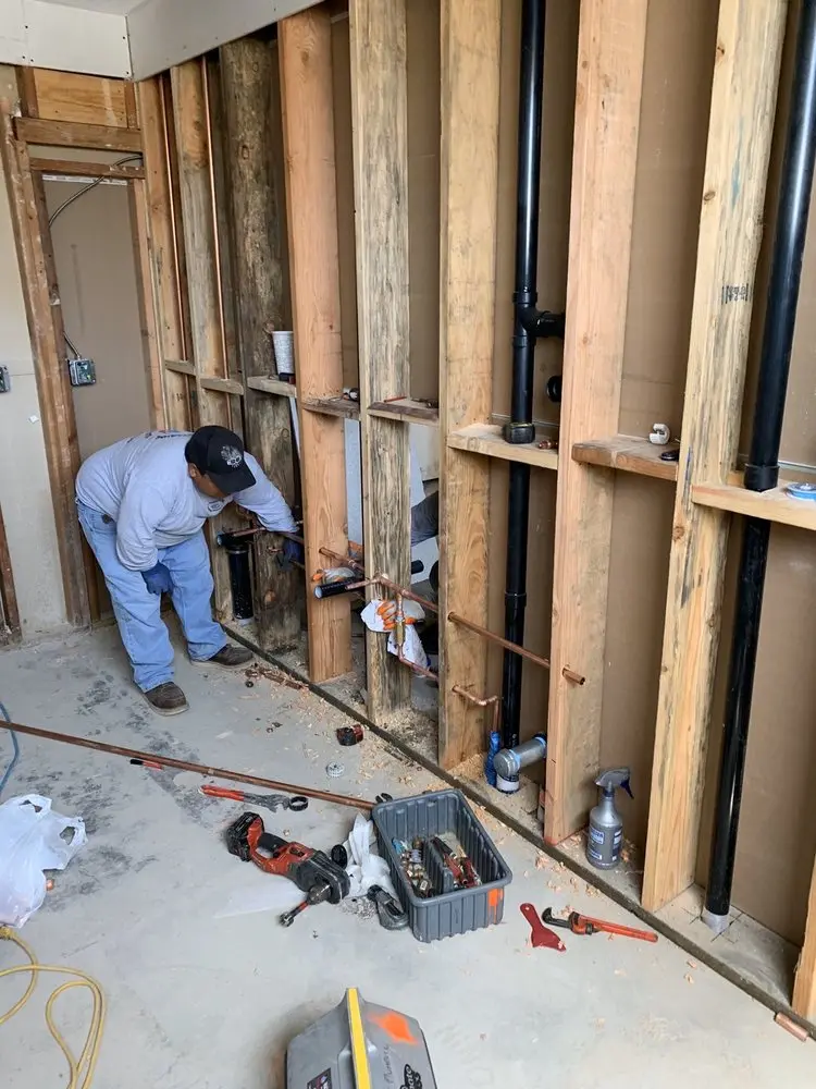 Commercial rough-in plumbing for Gas Line Repair in Yankee Lake